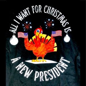 Funny I want a New President shirt. Black Unisex Mens Womens USA American